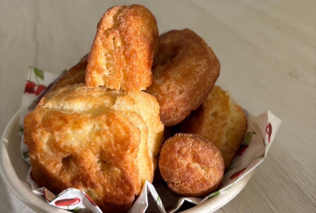 調理実習ドーナツ